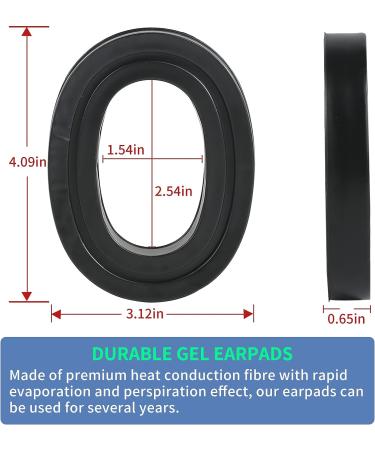 Gel Ear Pads for 3M WorkTunes Connect & Peltor Sport Tactical 300/500 - Compatible with ZOHAN & PROHEAR Series - Buy Online on GoSupps.com