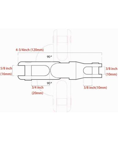 316 Stainless Steel Anchor Connector for Boat - Durable 0.2-0.3in/6mm-8mm Chain Mooring - Marine Silver Hardware - Buy Online on GoSupps.com