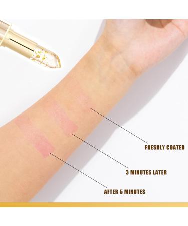  MEITREND Magic Color Changing Lipstick Gold Foil Magic Temperature Color Changing Moisturizing Lip Gloss Waterproof and Not Easy to - Buy Online on GoSupps.com