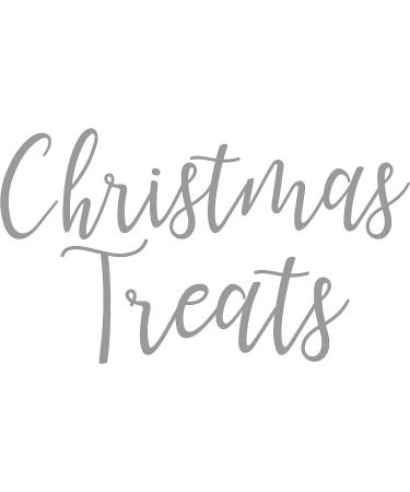 Christmas Treats - Vinyl Sticker Decal Label Transfer for Jar Container. Party Sweets Chocolates Gift Bag Box (Small - 3cm Tall Capital Letter Height Rose Pink) Small - 3cm tall Capital Letter Height Rose Pink - Buy Online on GoSupps.com