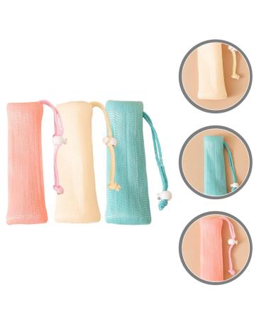 FRCOLOR 6 Pcs Soap Bags - Foam Net Shower & Bath Soap Sleeves Assorted Colors | Eco-Friendly Soap Saving Solutions - Buy Online on GoSupps.com