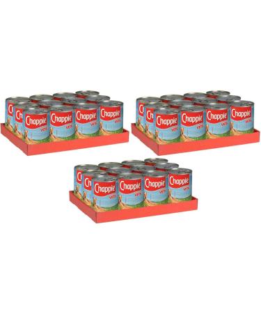 Chappie Nutritional Adult Dog Food Tins Original (12 x 412g Per Pack) (3 Pack (36 Tins))