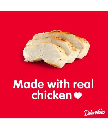 Hartz Delectables Squeeze Up Interactive Lickable Wet Cat Treats Chicken 64 Count Chicken 1 g (Pack of 64) - Buy Online on GoSupps.com