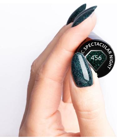 SEMILAC 456 Spectacular Night Nail UV Gel Polish | Long Lasting and Easy to Apply | Soak off UV/Led | Perfect for Home and Professional Manicure and Pedicure 7 ml - Buy Online on GoSupps.com