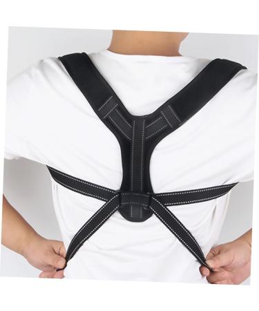 FOMIYES Black Belt Shoulder Posture Brace | Posture Trainer & Harness for Enhanced Alignment - Buy Online on GoSupps.com