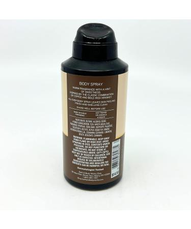 Bath & Body Works Coffee & Whiskey Body Spray for Men 2-pack 3.7oz Coffee & Whiskey (Bottle Artwork/Color May Vary) 1.85 Fl Oz (Pack of 2) - Buy Online on GoSupps.com