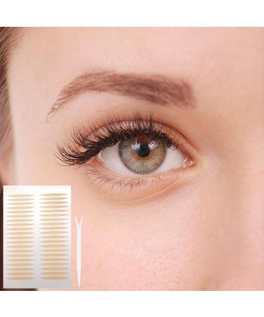 Eyelid Tape - Invisible Double Eyelid Tape | Lace Eyelid Lifter Strips Natural Fiber Waterproof Eye Lid Stickers for Droopy Lids - Buy Online on GoSupps.com