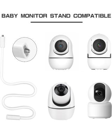 Rierousy Baby Monitor Holder - Universal Baby Camera Holder Compatible with Most Brands (White) - Secure & Convenient - Buy Online on GoSupps.com