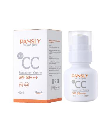 Bexdug CC Cream for Men 40ml BB Cream for MenSunscreen for Men SPF 50++ Multifunctional AntiRedness Concealing Cream for Men Moisturizinml Bexdug