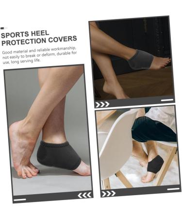 NOLITOY Heel Support Brace - 2 Pairs Heel Covers & Cushions for Bed Sores Plantar Relief & Multi-use Heel Protection - Ideal for Women - Buy Online on GoSupps.com