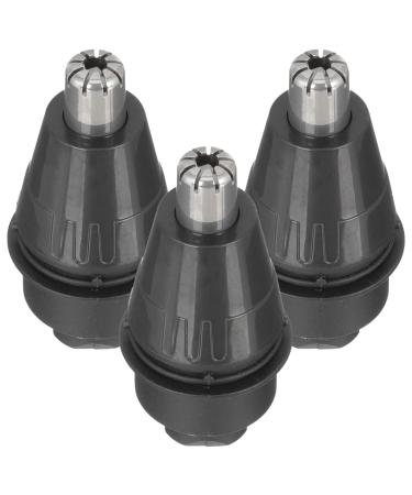 LALAFINA 3Pcs Replacement Head For Nose Hair Trimmer Durable Part For Electric Nose Hair Trimmer Replace For Optimal Performance
