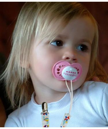 Kgduyc Baby Pacifier Chain Clips - 4 Pack Soother Chains to Prevent Dropping | International Shipping Available - Buy Online on GoSupps.com
