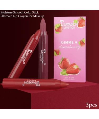 Matte Lipstick Set - BINGBRUSH 3 Colors Longwear Lip Crayon Pack for Makeup Collection | Nourishing, Waterproof, Velvet Lip Stain - 3 Count - Buy Online on GoSupps.com