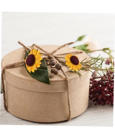 HOMSFOU 2 Packs Sunflower Paper Flower Diy Sunflower Decor Paper Sunflower Ornament Simulation Flower Diy Artificial Sunflower Artificial Flower Flowers Yellow 7X3CM - Buy Online on GoSupps.com