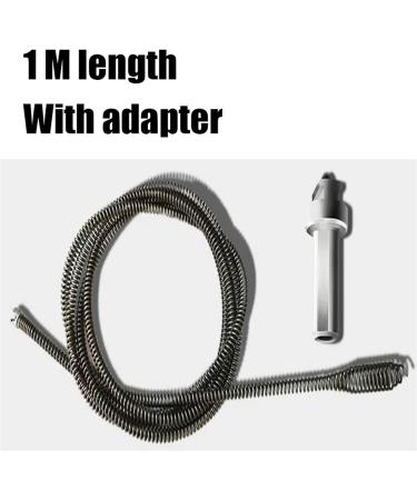 1M Pipe Dredging Tool - Spring Pipe Unblocker for Bathroom & Kitchen Drain Cleaning | Clogged Sewer Remover - Buy Online on GoSupps.com