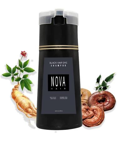 Nova Hair Dye Shampoo Nova Hair Instant Dye Shampoo for Men & Women (Dark Brown) - Buy Online on GoSupps.com