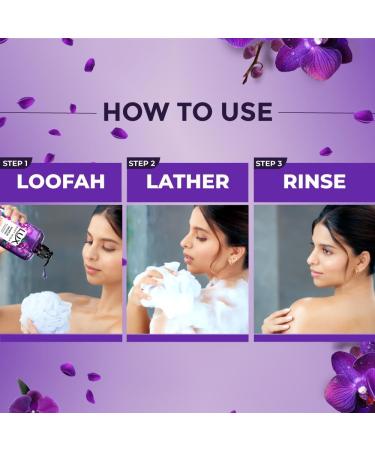 L.u.x_ Body Wash - Black Orchid & Juniper Oil | Paraben-Free Glycerine Rich 750 ml XL Pump | Long Lasting Fragrance & Extra Foam - Buy Online on GoSupps.com