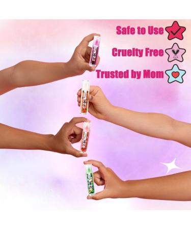 Lot de 6 brillants l vres roul s pour filles - Saveurs fruit es - Maquillage pour l vres s ches et gerc es - Brillant l vres hydratant pour filles pour un usage quotidien - Cadeau id al pour une - Buy Online on GoSupps.com