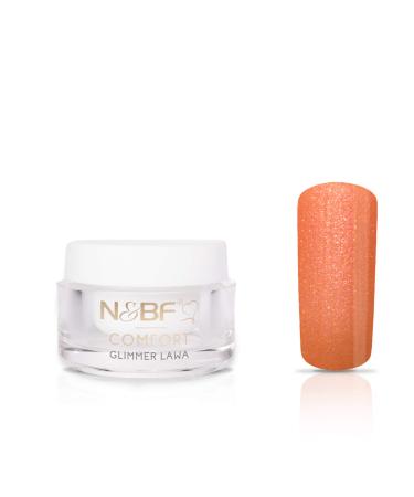 N&BF Comfort Glimmer Color Gel Lawa 5ml |High quality professional gel |Professional Nagel Made in Germany for the modeling of Gelnageln