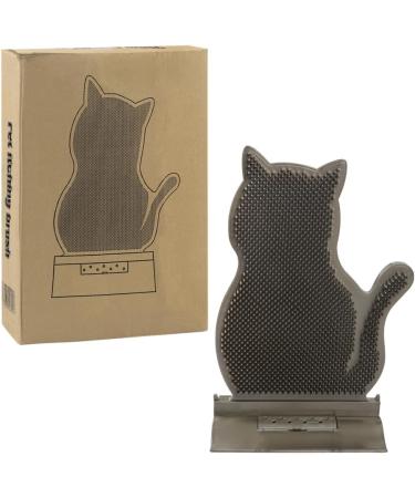 Ibluelover Cat Brush - Corner Grooming & Massage Brush for Long-Haired & Short-Haired Cats | Wall-Mounted Cat Scratchboard & Play Toy - Buy Online on GoSupps.com