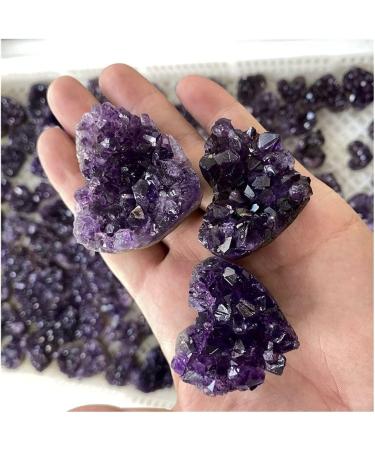 Gift Natural Heart Shape Amethyst Quartz Crystal Cluster Geode Gemstone Specimen Collections Home Decor Valentine's Day Gift for Full of Texture (Size : 2-3cm) - Buy Online on GoSupps.com