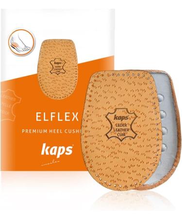 Women's Shoe Inserts for Heel Padding | Plant-Based Leather & Soft Latex | Self-Adhesive - Kaps Elflex (EUR 38-40) - Buy Online on GoSupps.com
