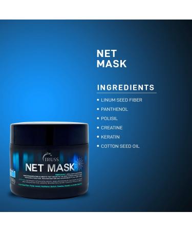 TRUSS Professional Net Hair Mask - Nano Protein Anti-Static Repair for Curly Hair - Buy Online on GoSupps.com