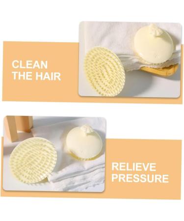Beaupretty 3PC Shampoo Massager & Scalp Brush - Anti-Hair Loss Wet & Dry Use 9.60x8.20cm - Perfect for Body & Hair Care - Buy Online on GoSupps.com