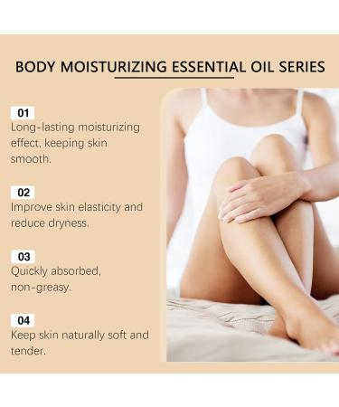 Moisturizing Body Oil Nourishing Skin Oil 30ml - Non-Greasy Moisturizing Fluid with 5 Fragrances for Daily Use at Home Bathroom Beach Evening Mature Skin Men and Women After Shower - Buy Online on GoSupps.com