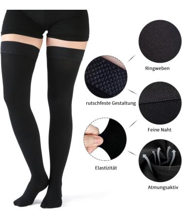 Varcoh Compression Stockings for Men & Women | Support for Pregnancy & Varicose Veins - XL Black - Buy Online on GoSupps.com