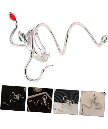 MAGICLULU Snake Hairpin Metal Hair Clips Snake Hair Clip Ponytail Holder Bohemia Barrette Vintage Headpiece Hair Styling for Women Accessories Hair Jewels for Women Twine Die - Buy Online on GoSupps.com
