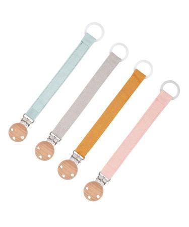 Buy TIAN-K Pacifier Chain | Natural Beech Wood & Drip-Free Cotton Linen - International Shipping Available - Buy Online on GoSupps.com