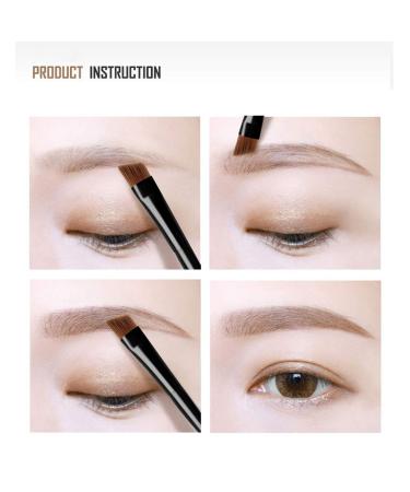 2 in 1 Waterproof Eyebrow Pencil & Eyeliner - Durable Smoky Eyes Makeup Tool - Brown & Black - Buy Online on GoSupps.com