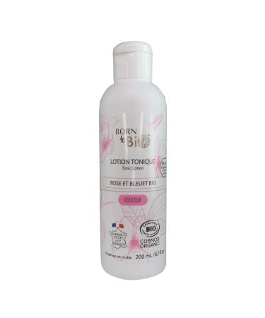 BORN TO BIO Organic Rose and Cornflower Toning Lotion 200 ml Ecocert certified organic