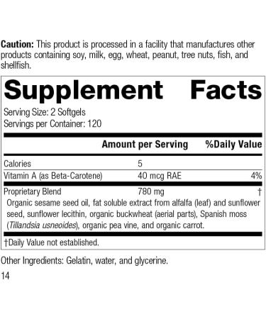 Standard Process Chlorophyll Complex - Immune Support Antioxidant Skin & Hair Health - 240 Softgels - International Shipping Available - Buy Online on GoSupps.com