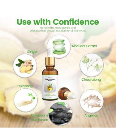 Premium Hair Growth Serum | Accelerate Hair Growth for Men & Women | Anti-Hair Failure & Thickening Formula - Buy Online on GoSupps.com