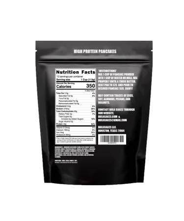 Bulk Buttermilk Protein Pancake Mix - 3LB | 42g Protein | Low Carb & Keto-Friendly | Just Add Water | Healthy Pancake & Waffle Mix - 48oz - Buy Online on GoSupps.com