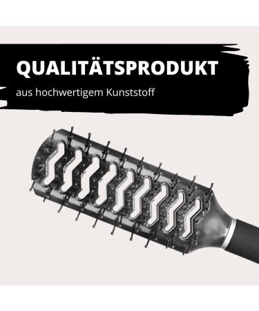 Parsa Beauty Trend Line F hnbrush - Black Hairbrush for Blow-Drying Smoothing & Degrading Without Tangles | International Shipping Available - Buy Online on GoSupps.com