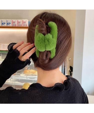JSGHGDF Fashion Hair Barrette Stylish Hair Hairpin Hair Clip Faux Furs for Outfits Milk coffee - Buy Online on GoSupps.com