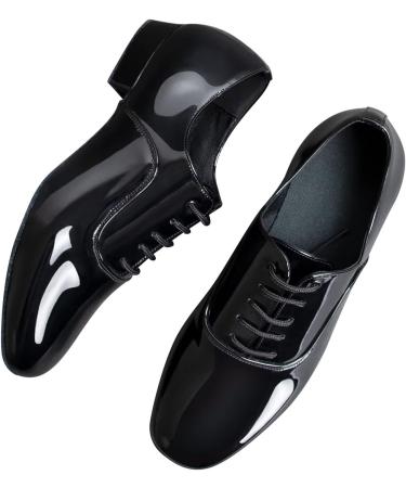 ARCLIBER Men's Ballroom Dance Shoes - PU Leather Tango Salsa Latin Sole, Black, Size 13 - Buy Online on GoSupps.com