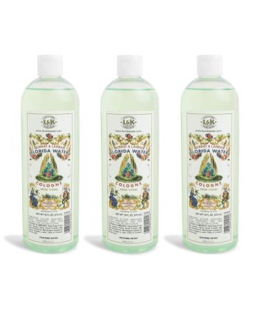 Murray & Lanman Florida Water Cologne New York Agua De Florida (16 Fl Oz (Pack of 3))