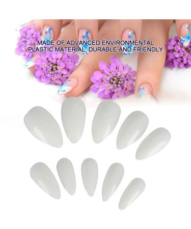 False Nails - Full Cover Oval Nail Art Tips | 500pcs Natural Color | International Shipping - Buy Online on GoSupps.com