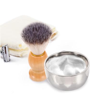 Frcolor Shaving Brush Set with Bowl | Premium Manual Razor Foam Tools for Men | Perfect Gift for Grooming - Buy Online on GoSupps.com