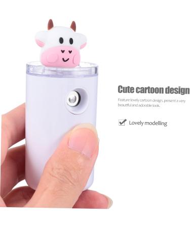 minkissy Portable Hydrating Facial Mister Small Humidifier for Skin Care Cool Nano Mist Sprayer Cartoon Design for Daily Hydration and Moisturizing The Go 3.8x3.8x10.8cm - Buy Online on GoSupps.com