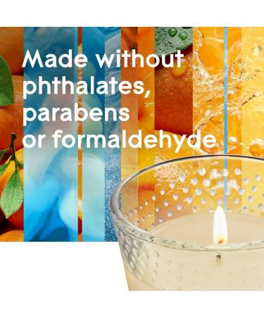 Glade Scented Candle Coastal Sunshine Citrus Air Freshener Infused with Essential Oils 1-Wick Candle 1 Count - Buy Online on GoSupps.com