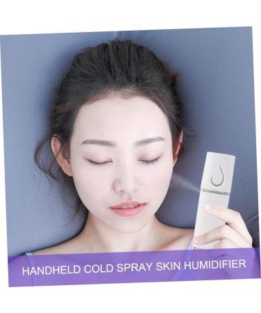 Beavorty 1pc Mini Sprayer Spray with Device Steamer Moisturizing Face Portable Nano Mirrorwhite Handheld 10.5*3cm White - Buy Online on GoSupps.com