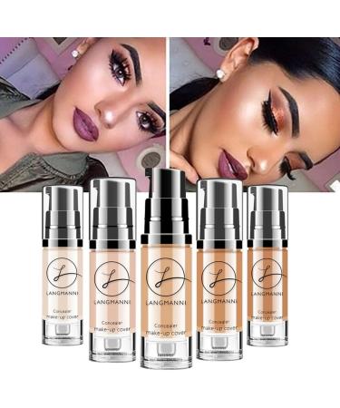 Kybbe Waterproof Long Lasting Liquid Foundation Lightening Skin Color Covering Dark Circles Bags Brands Pimples Wrinkles Cream Concealer - Buy Online on GoSupps.com
