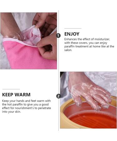 Osaladi Hand and Foot Care Set | Fast Heating Spa Warmers for Dry Skin | Comforting F ustlings Gloves & Foot Covers - Buy Online on GoSupps.com