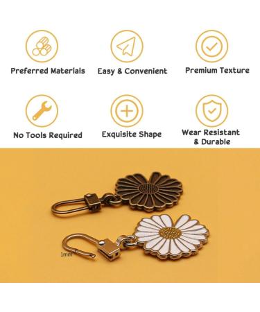 LPAMABA Removable Zipper Pulls - 10 Pieces in 5 Colors for Suitcases & Travel Gear | Replacement Zipper Parts - Buy Online on GoSupps.com