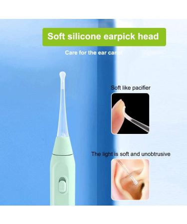 Leeofty Soft Silicone Earpick USB Rechargeable Ear Cleaner Flashlight Earwax Remover Tool Itch Luminous Ear Curette Light Spoon Cleaning Tool For Kids - Buy Online on GoSupps.com